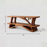 Branch Base Bathroom Vanity With Long Plank Top And Lower Shelf dimension diagram with width, height and depth