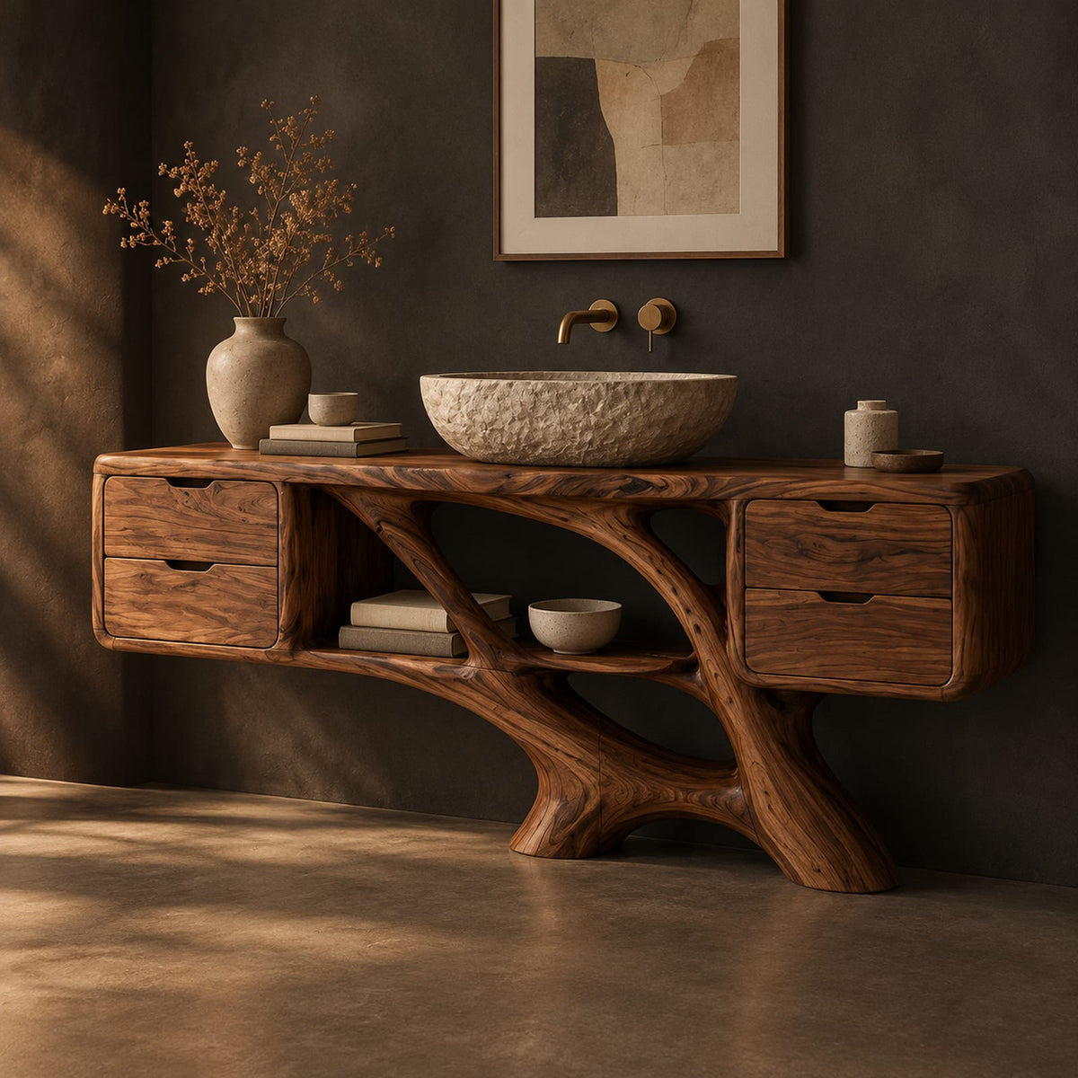 Natural wood grain detail