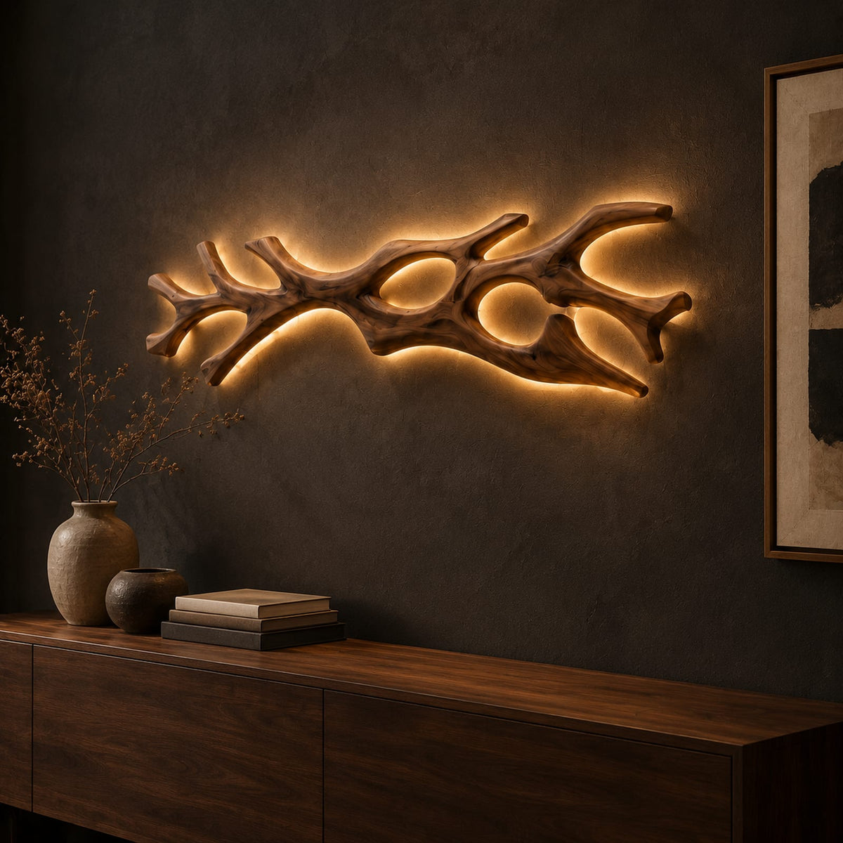 Natural wood grain detail