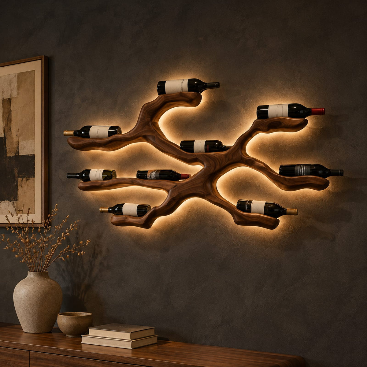 Natural wood grain detail