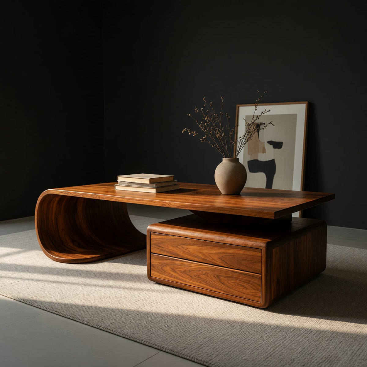 Natural wood grain detail