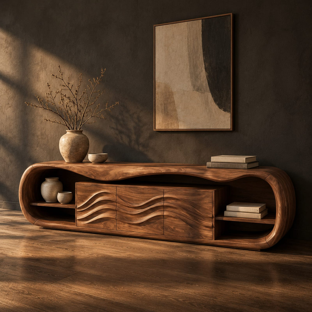 Natural wood grain detail