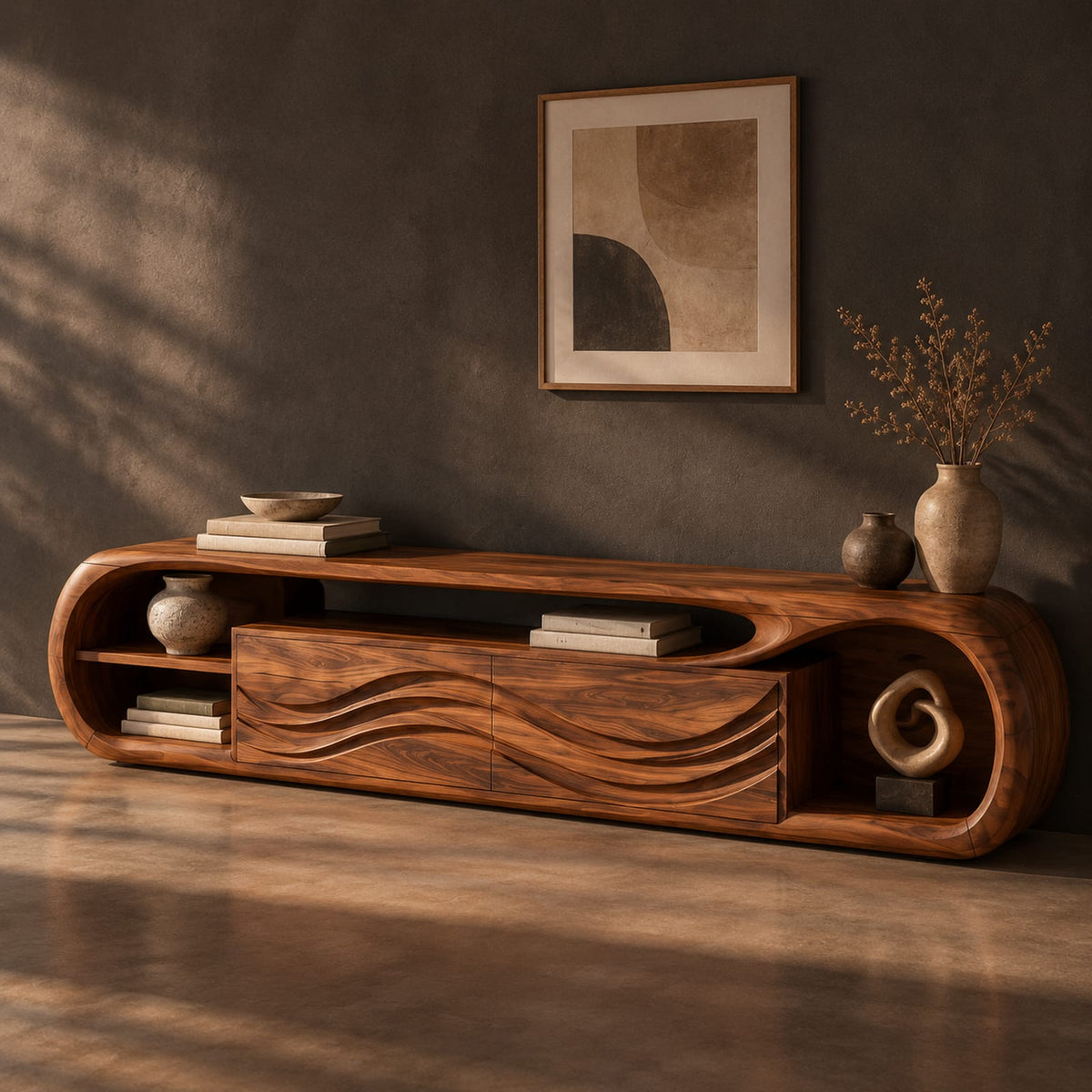 Natural wood grain detail