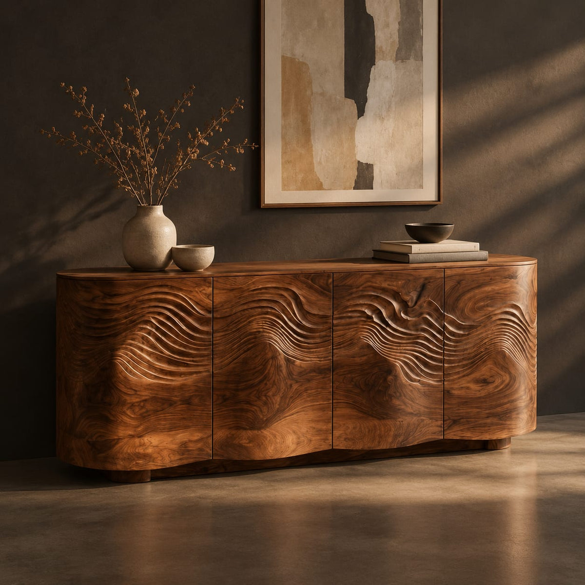Natural wood grain detail