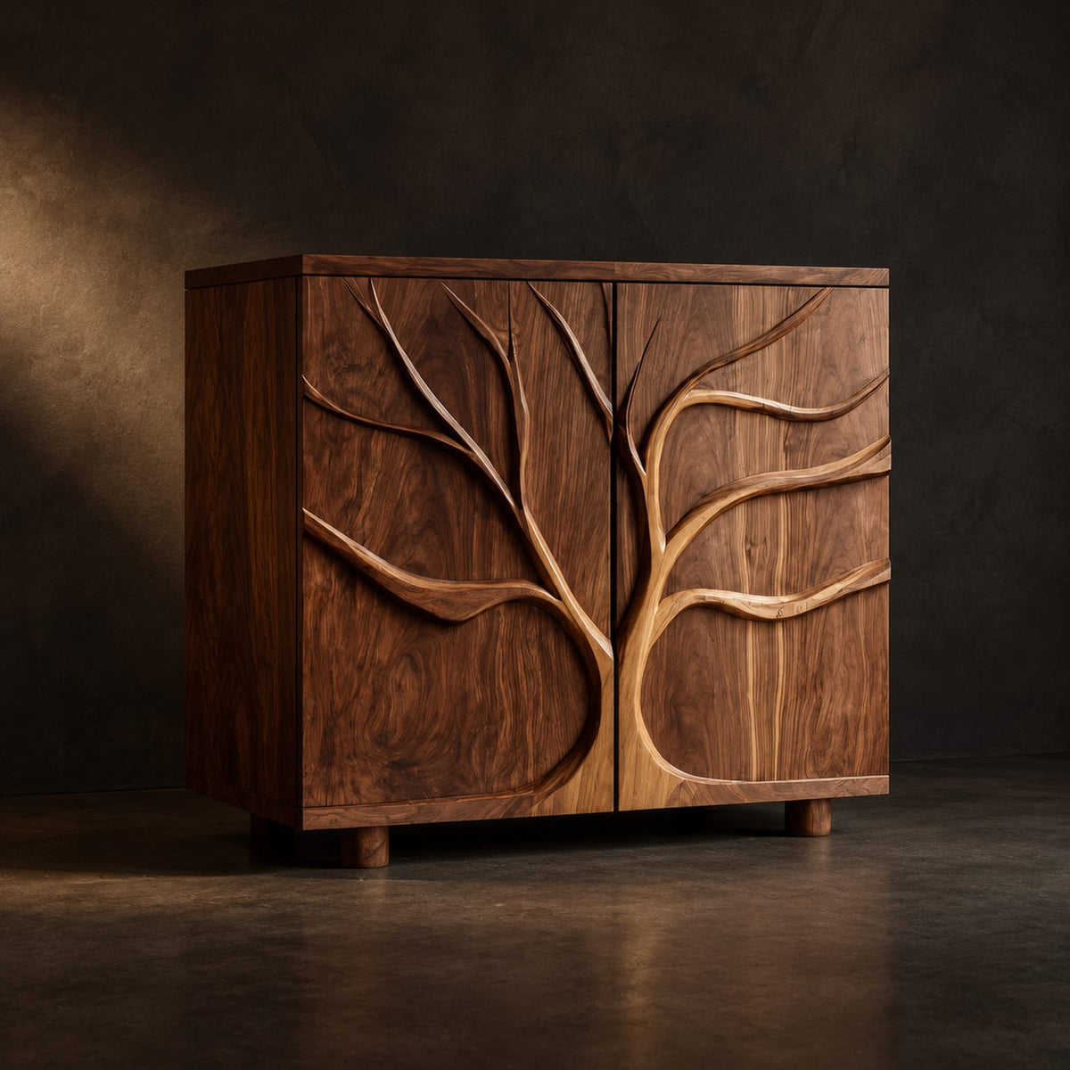 Natural wood grain detail