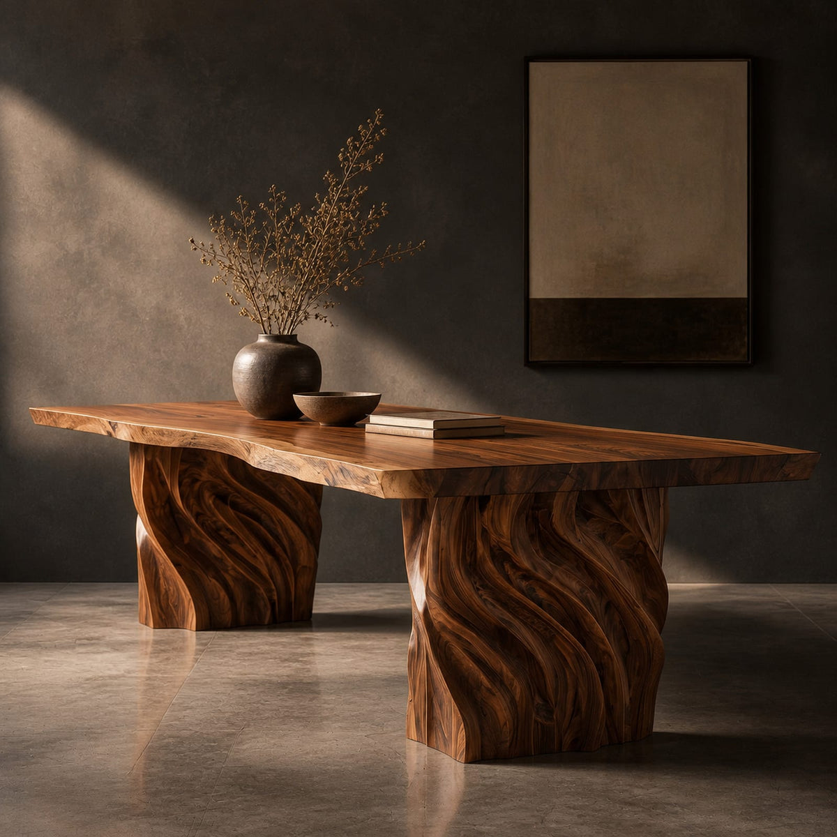 Natural wood grain detail