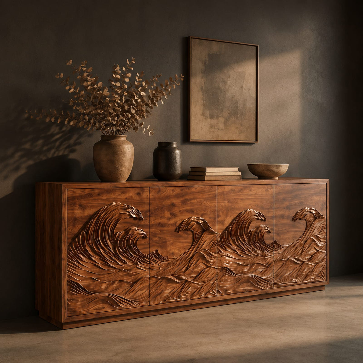 Natural wood grain detail