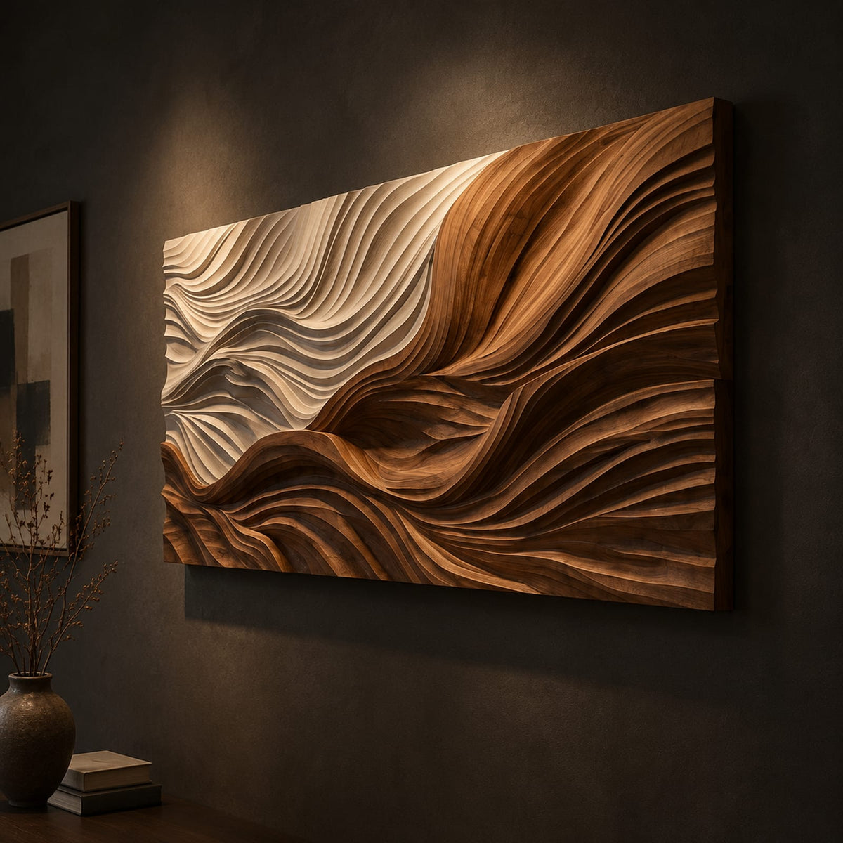 Natural wood grain detail