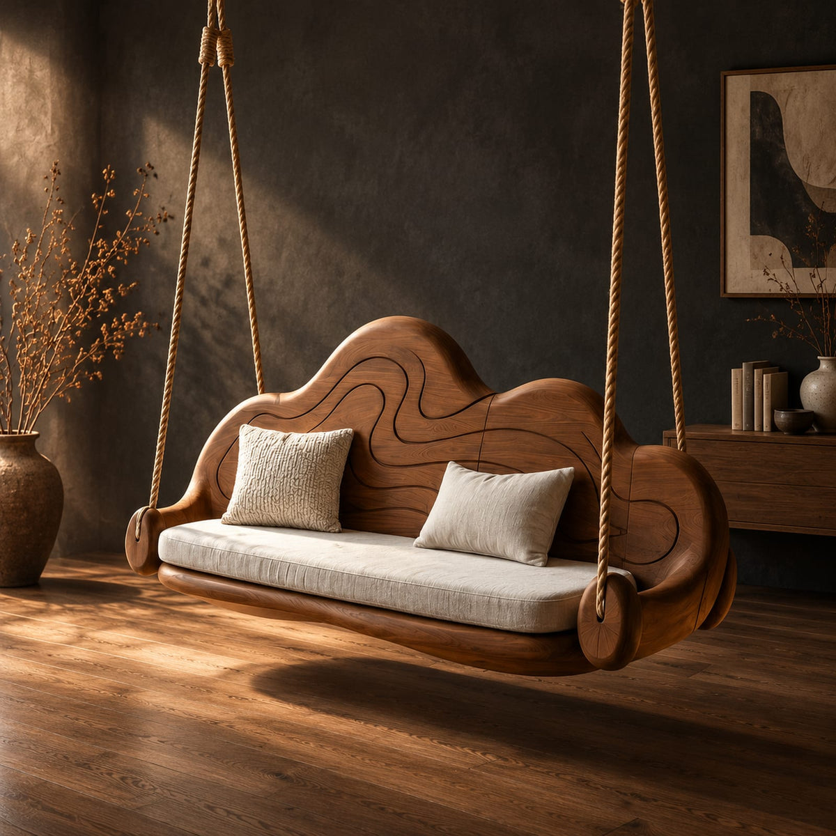 Natural wood grain detail