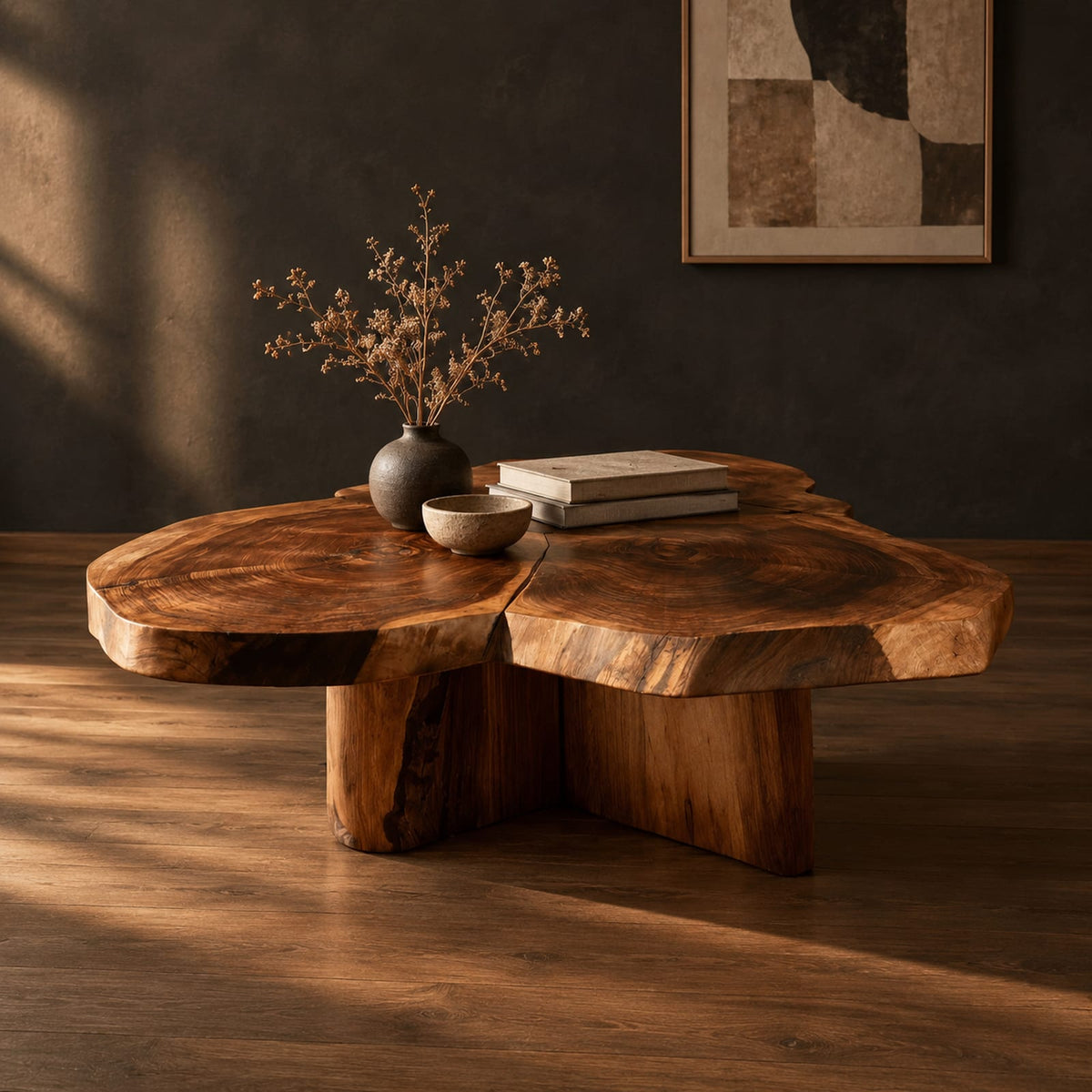 Natural wood grain detail