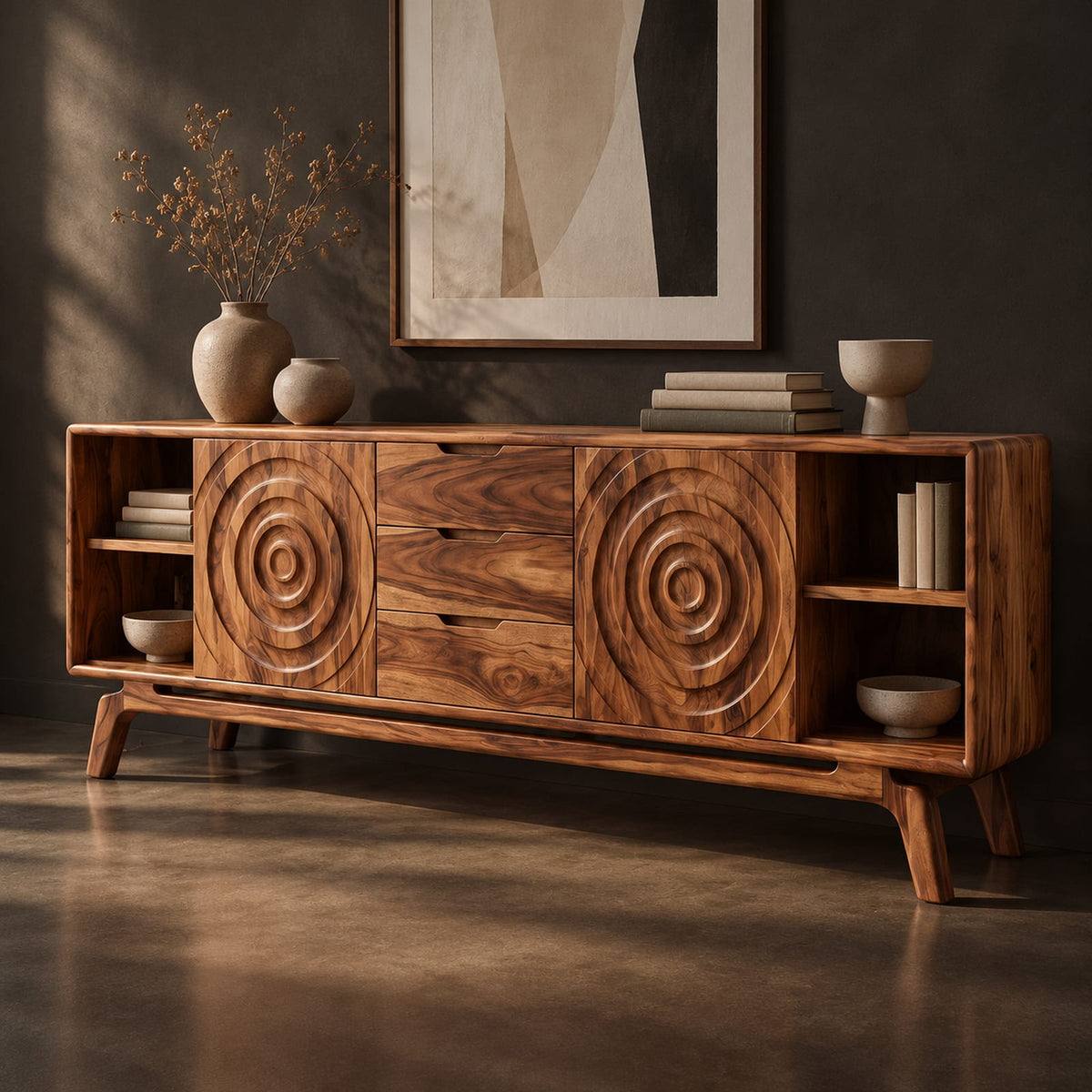 Natural wood grain detail