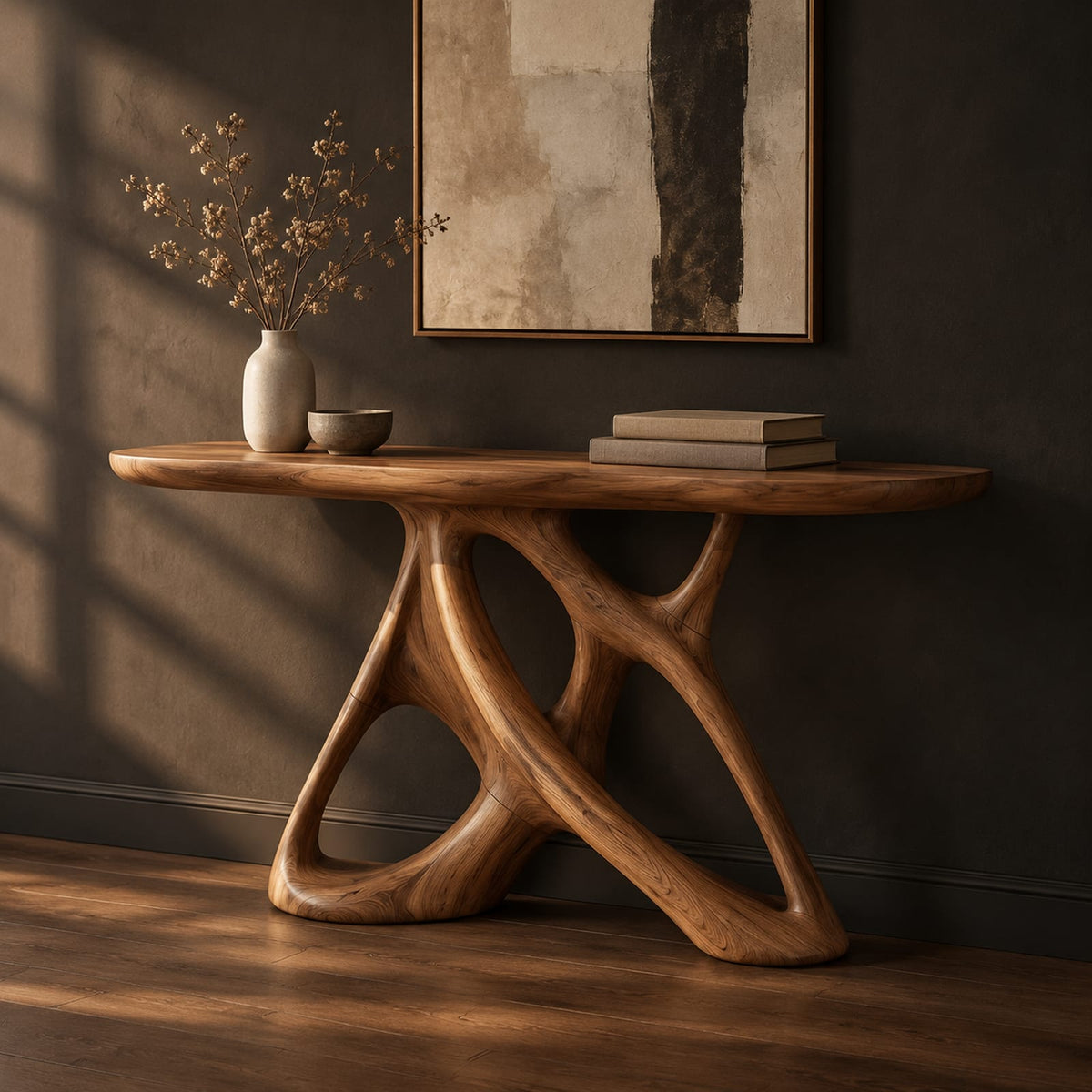 Natural wood grain detail