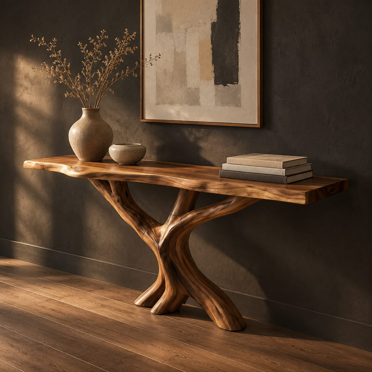 Natural wood grain detail