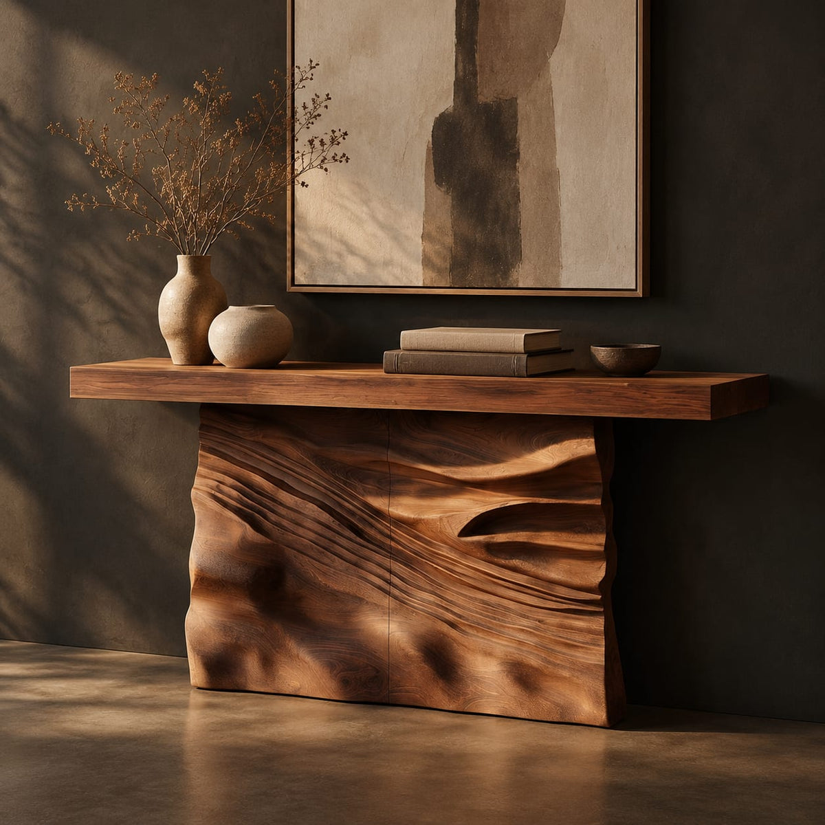 Natural wood grain detail