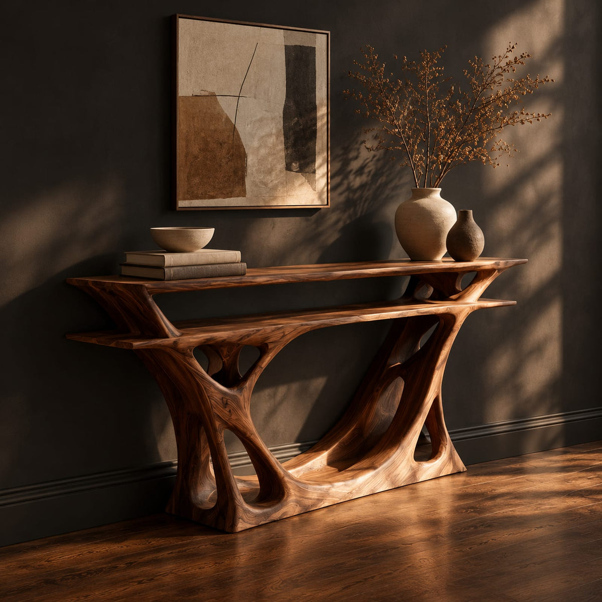 Natural wood grain detail