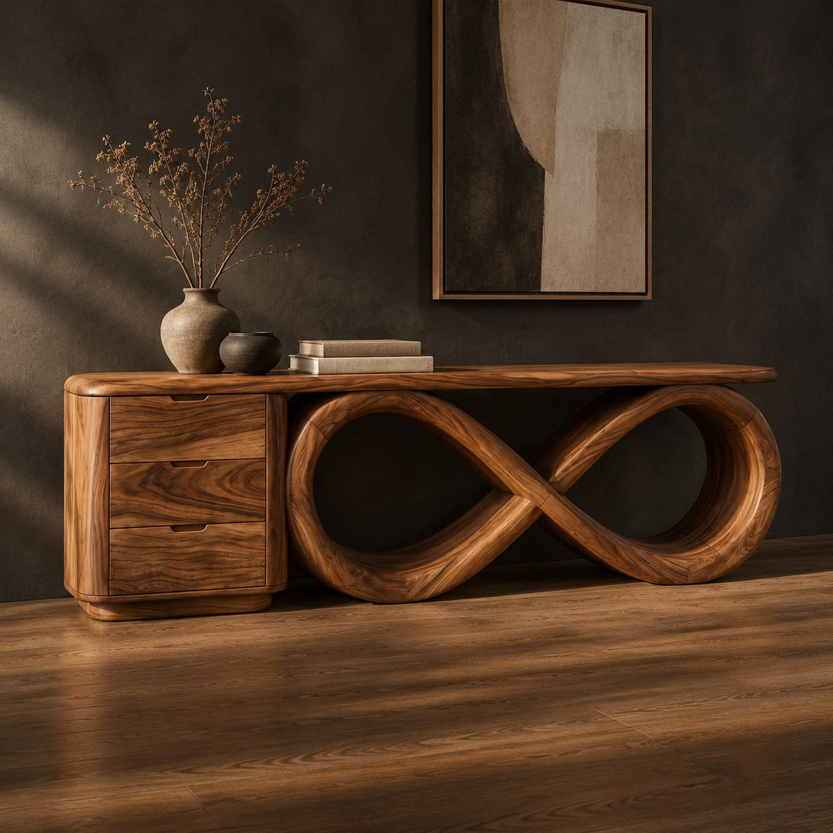 Natural wood grain detail