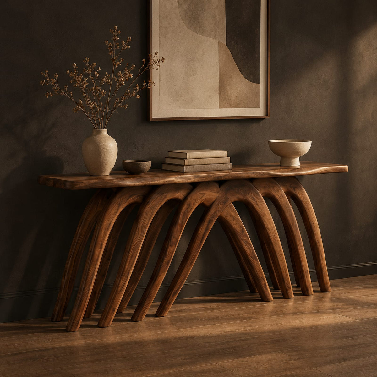 Natural wood grain detail