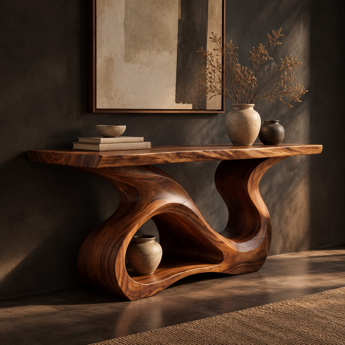 Natural wood grain detail