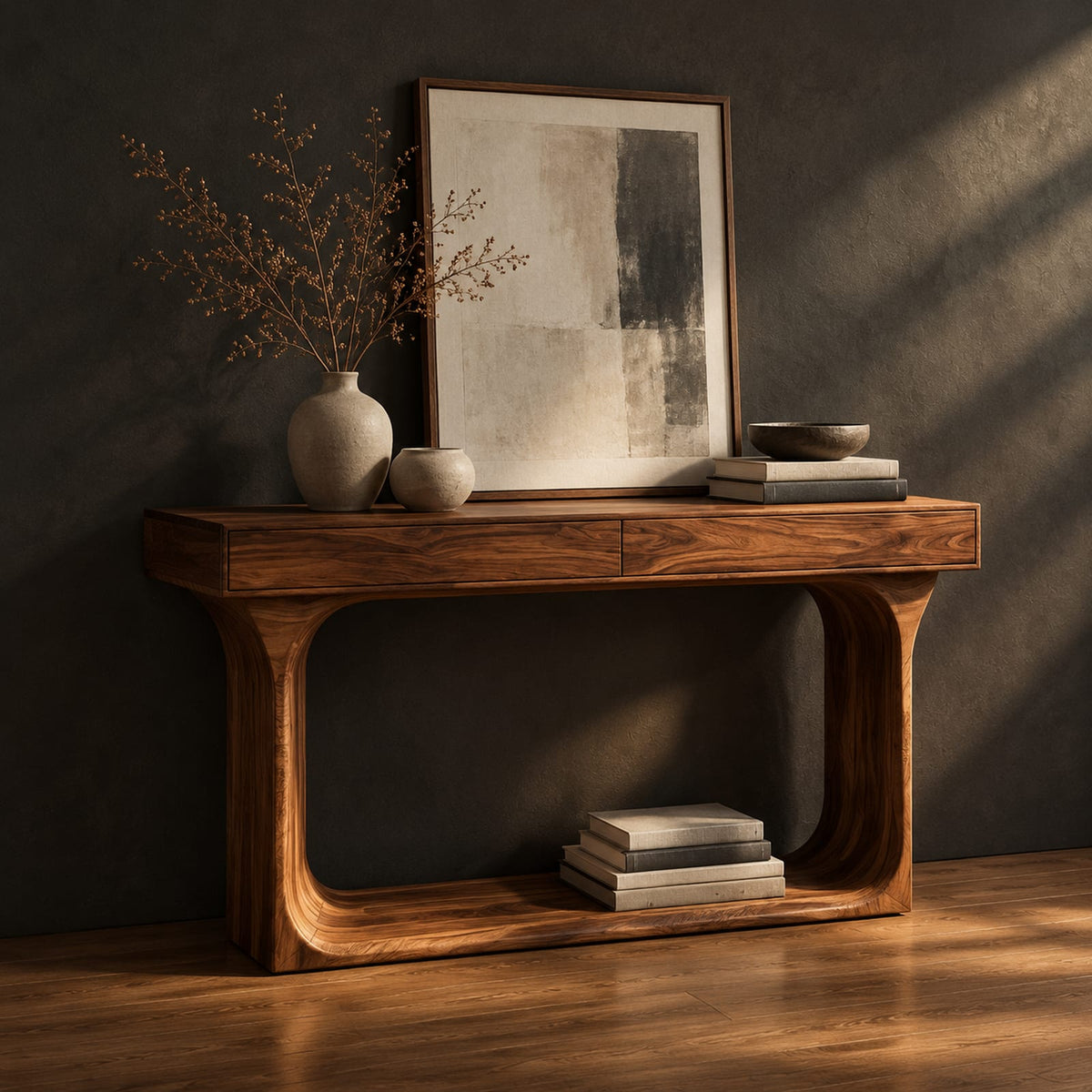Natural wood grain detail