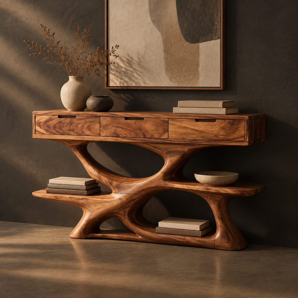 Natural wood grain detail