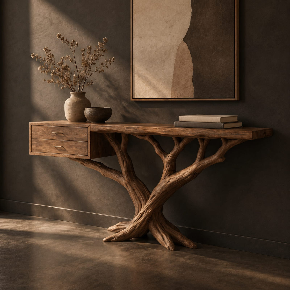 Natural wood grain detail