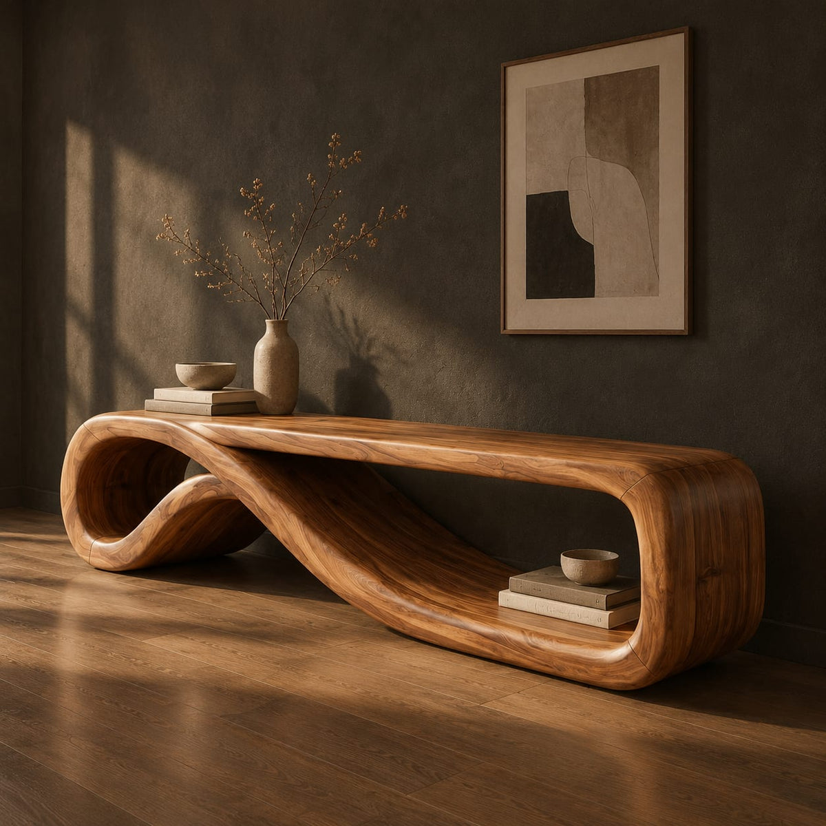 Natural wood grain detail