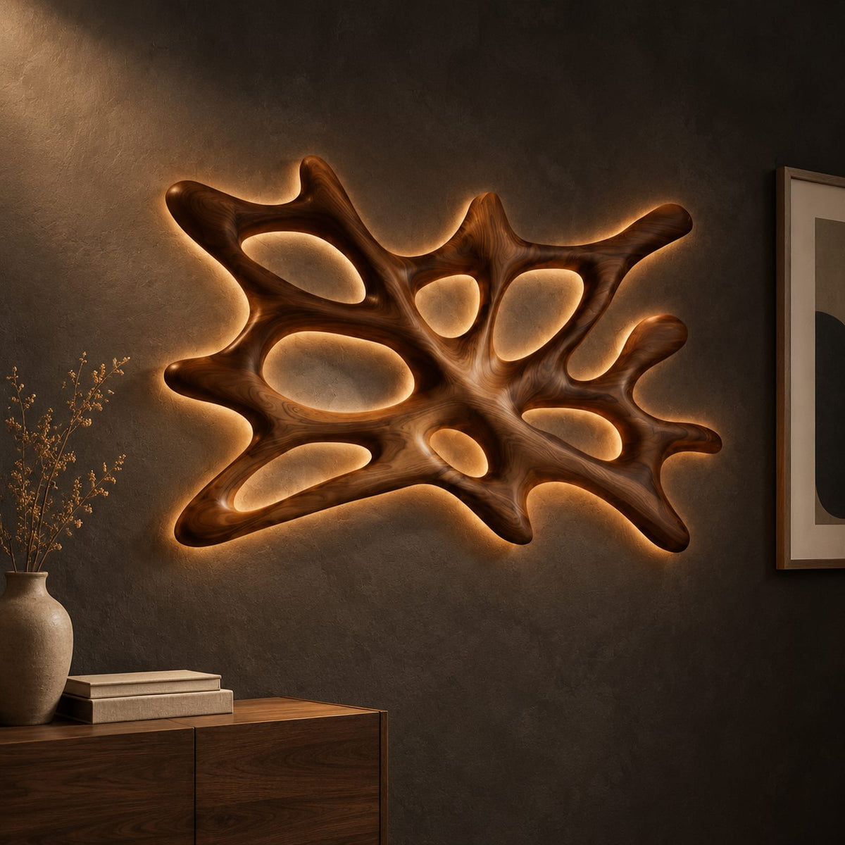 Natural wood grain detail