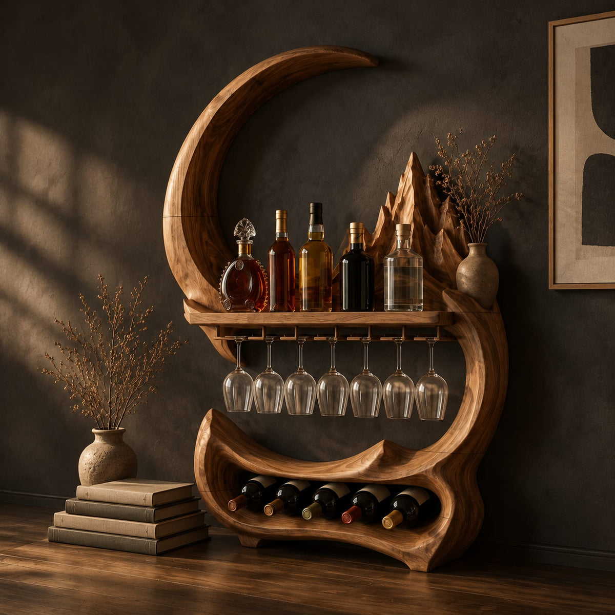 Natural wood grain detail