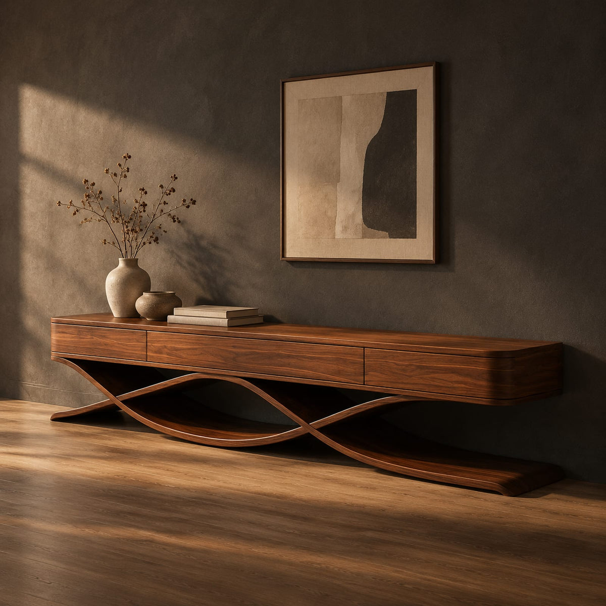 Natural wood grain detail