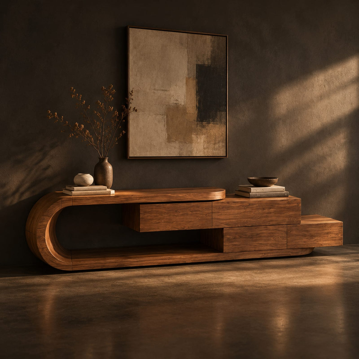 Natural wood grain detail