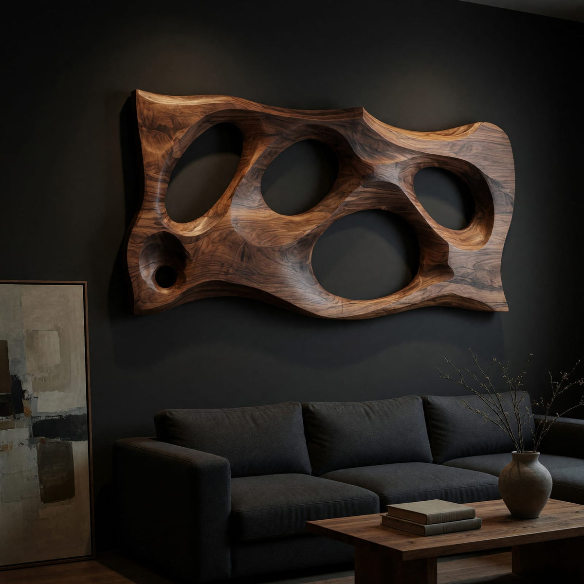 Natural wood grain detail