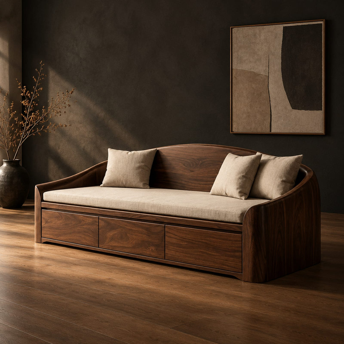 Natural wood grain detail