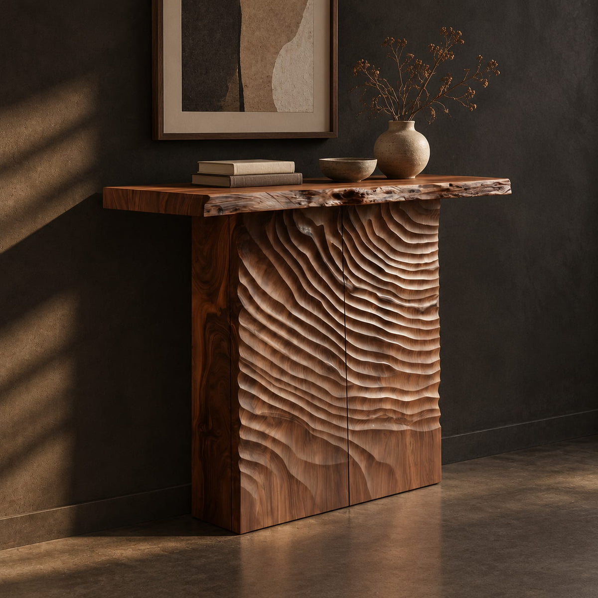 Natural wood grain detail