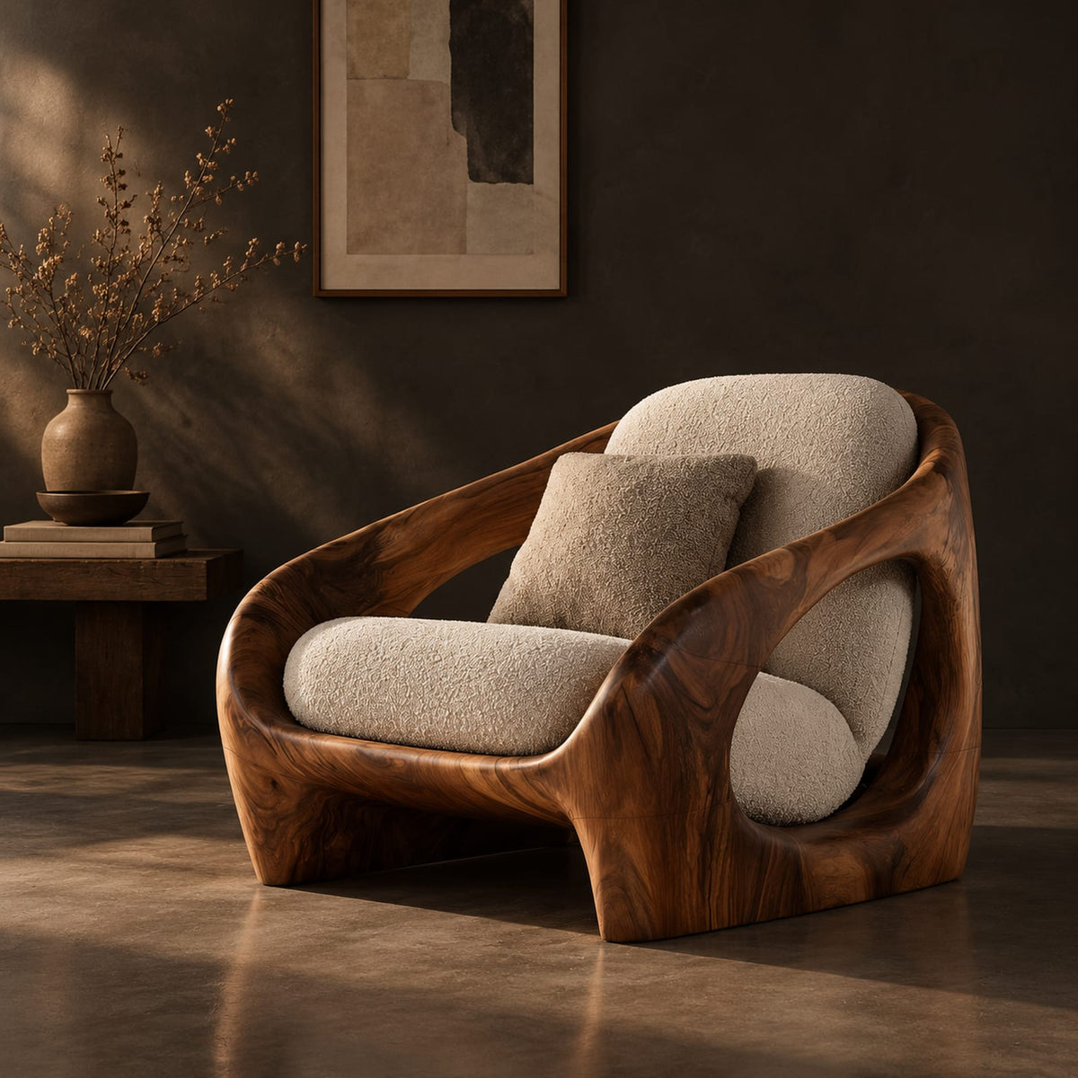 Natural wood grain detail