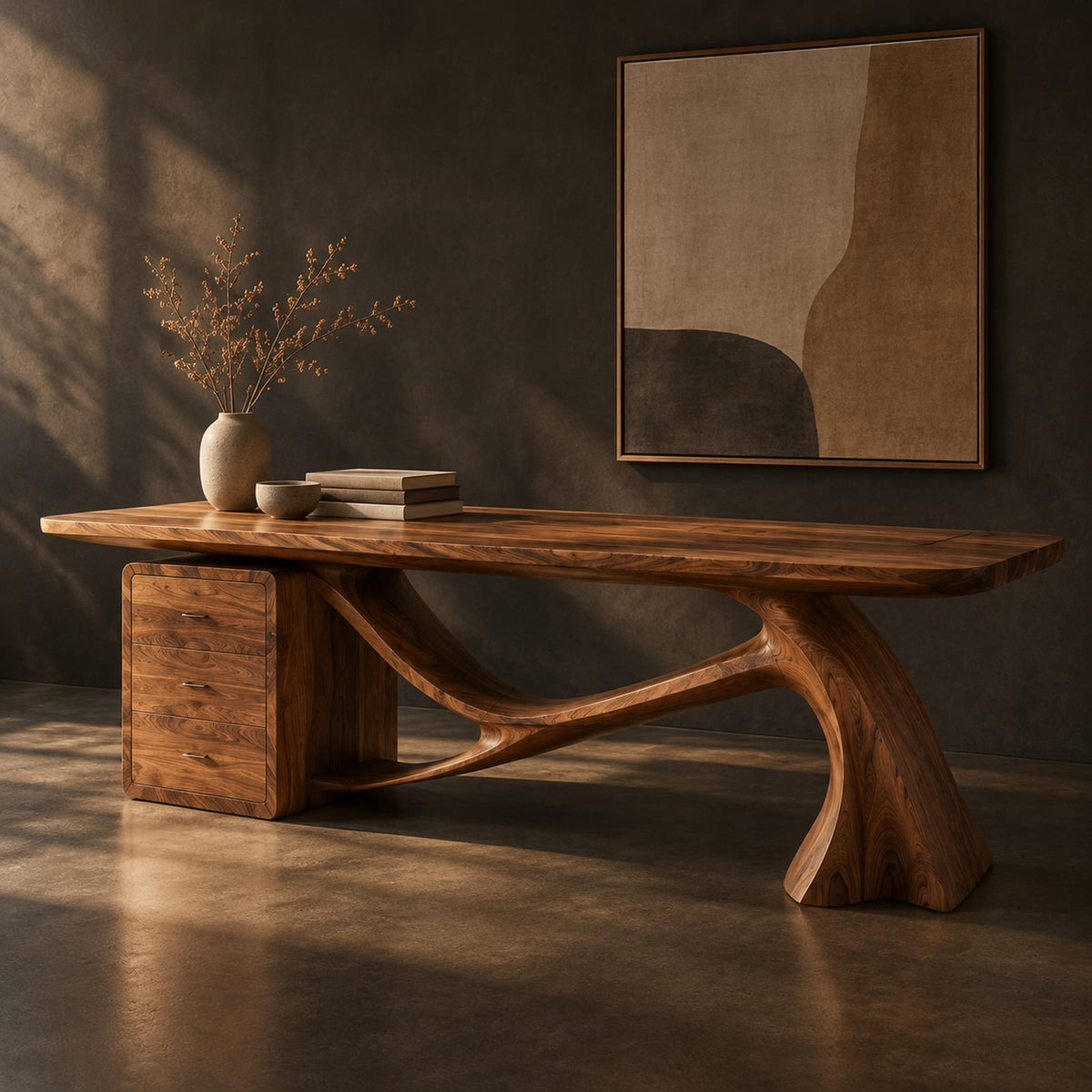 Natural wood grain detail