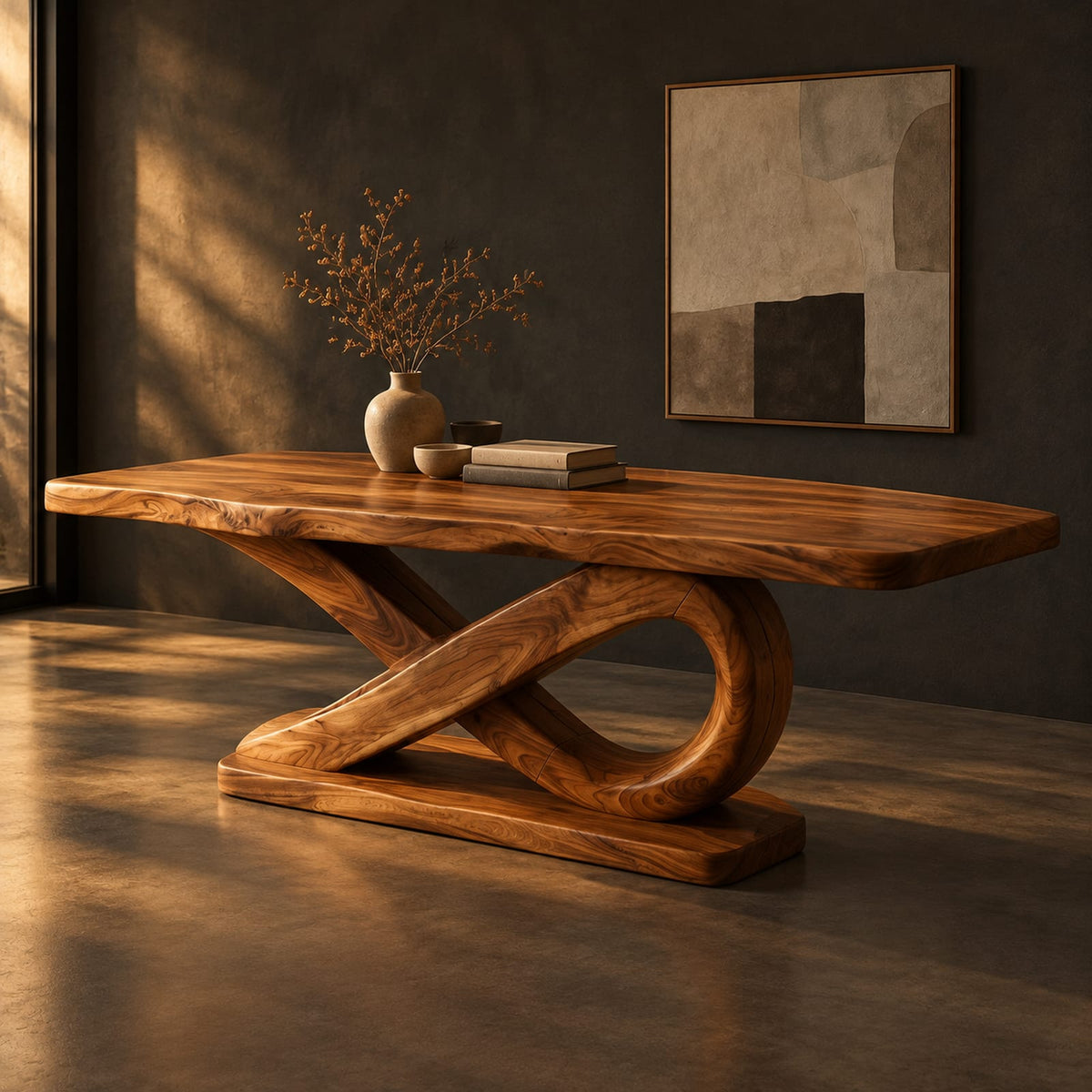 Natural wood grain detail
