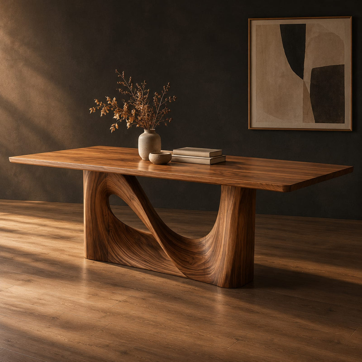 Natural wood grain detail