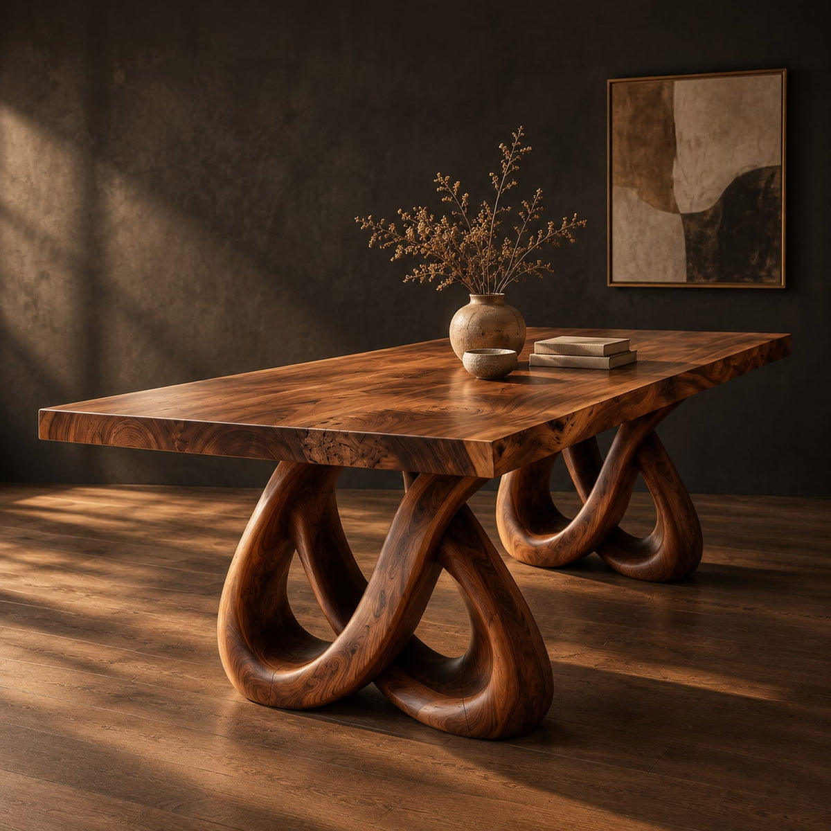 Natural wood grain detail