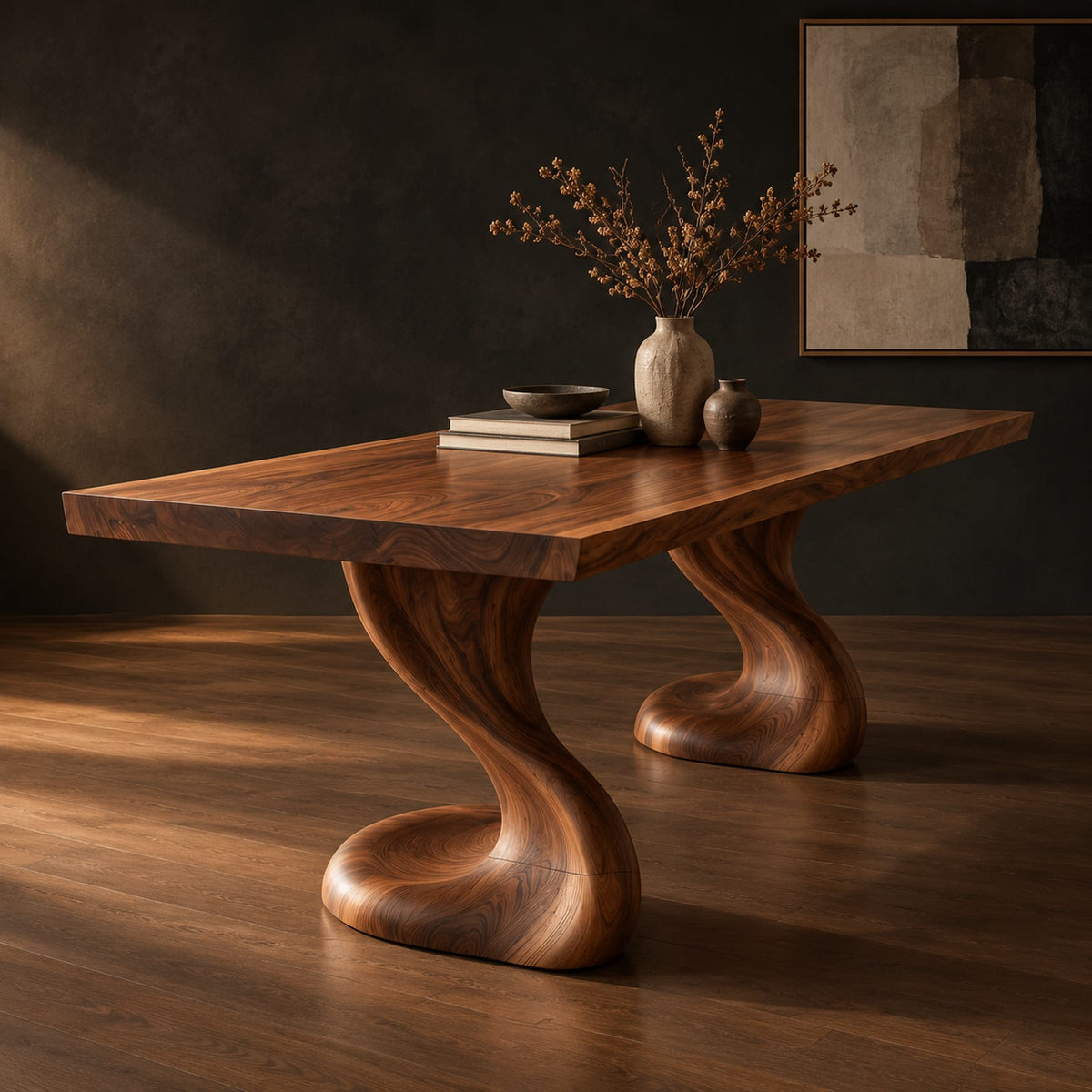 Natural wood grain detail