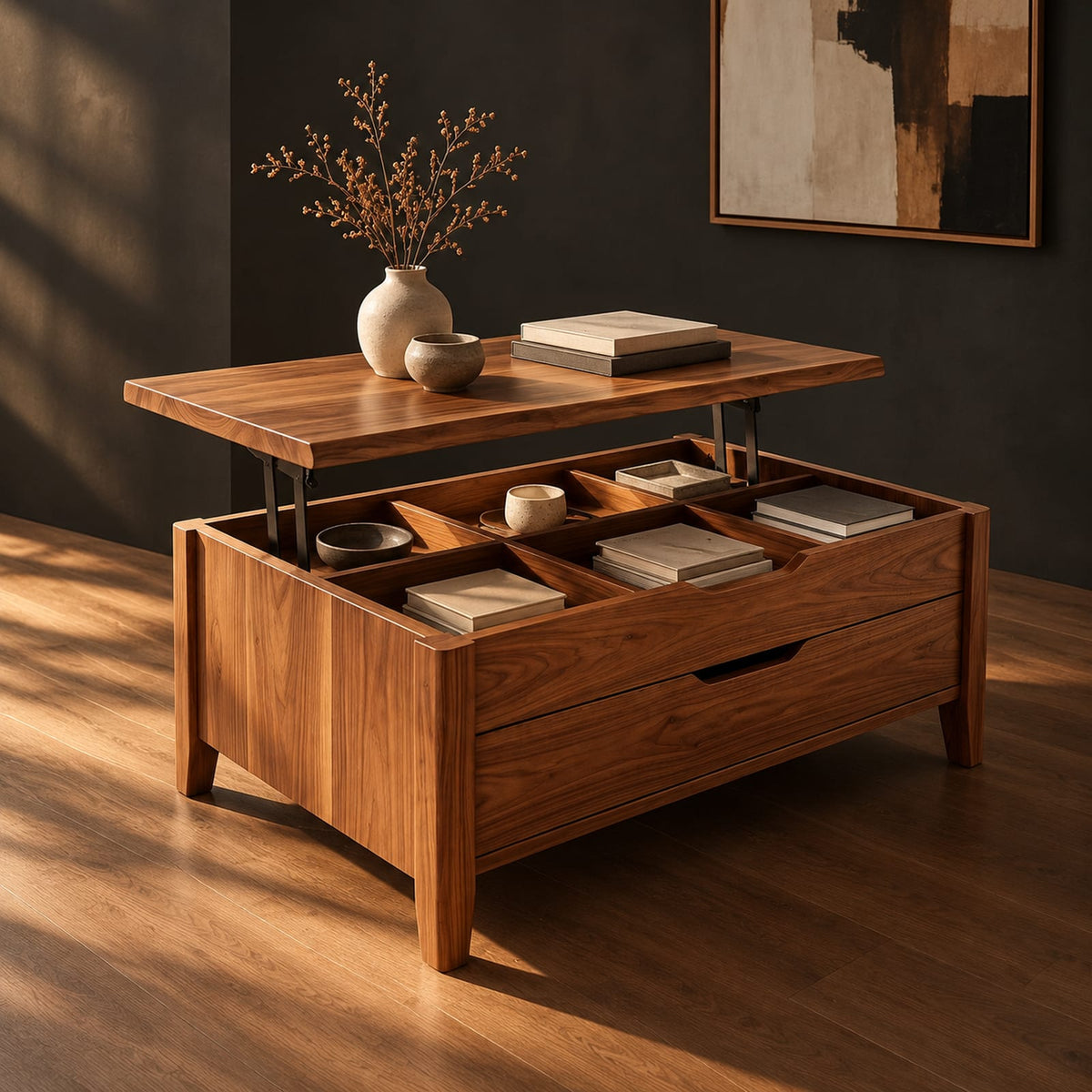 Natural wood grain detail