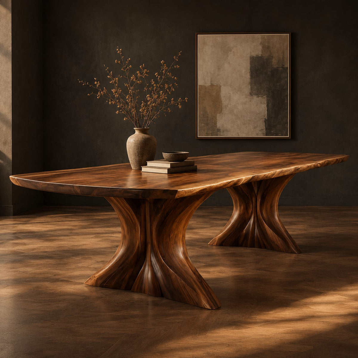 Natural wood grain detail
