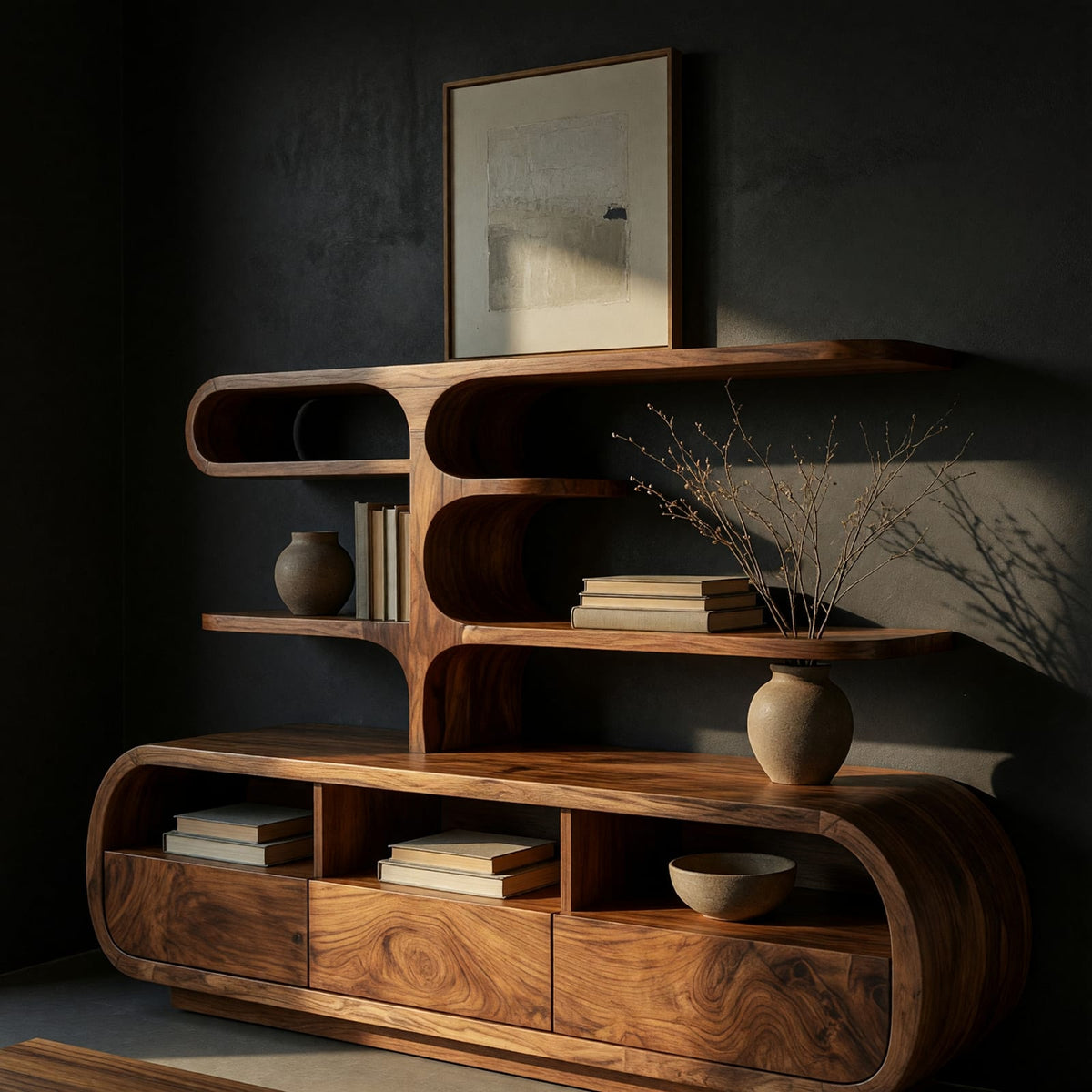 Natural wood grain detail