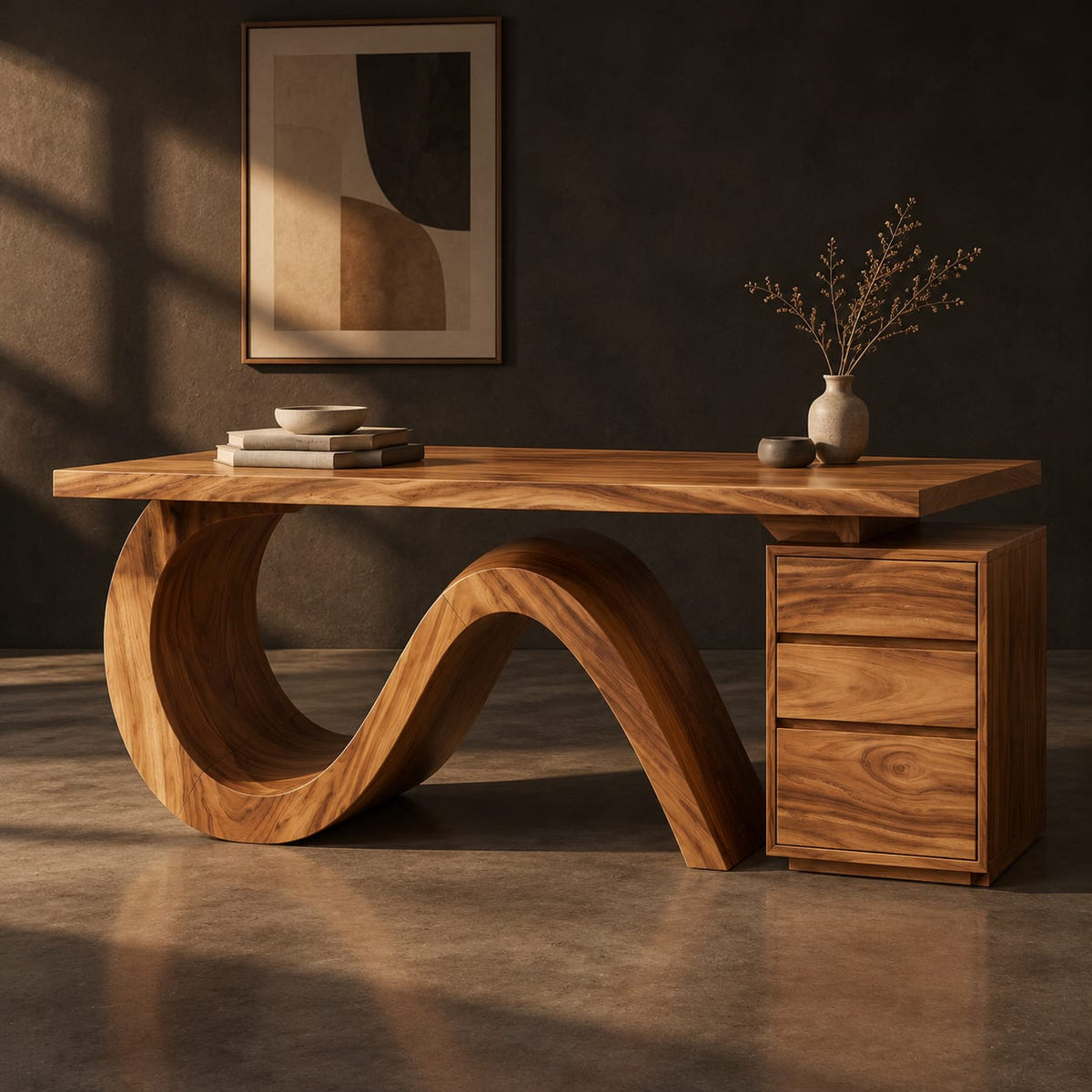 Natural wood grain detail