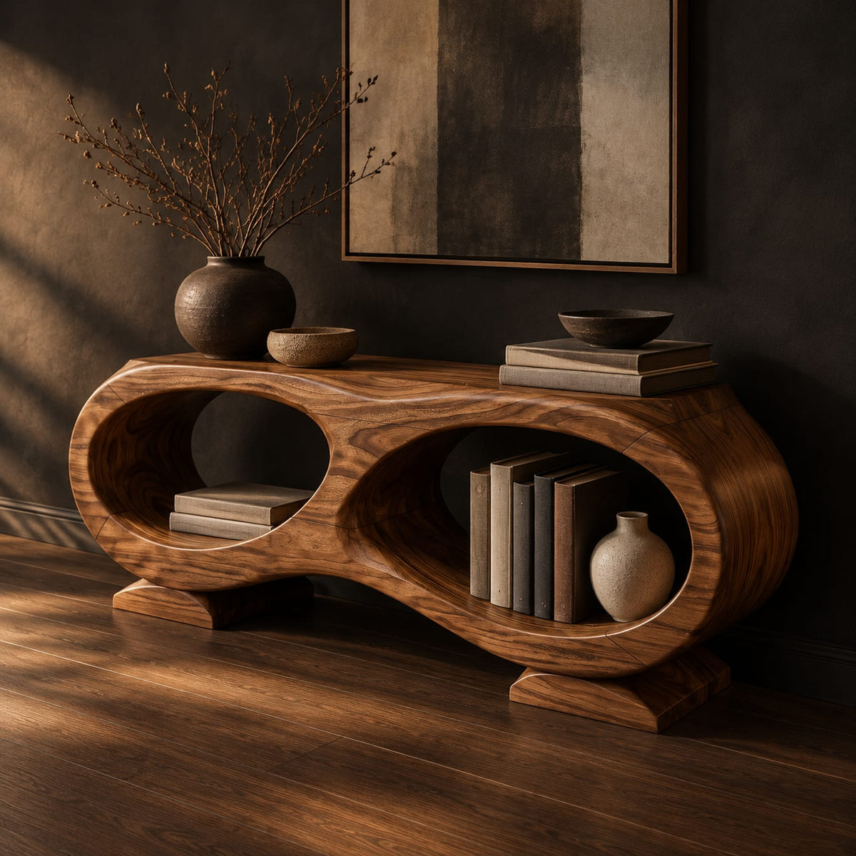 Natural wood grain detail