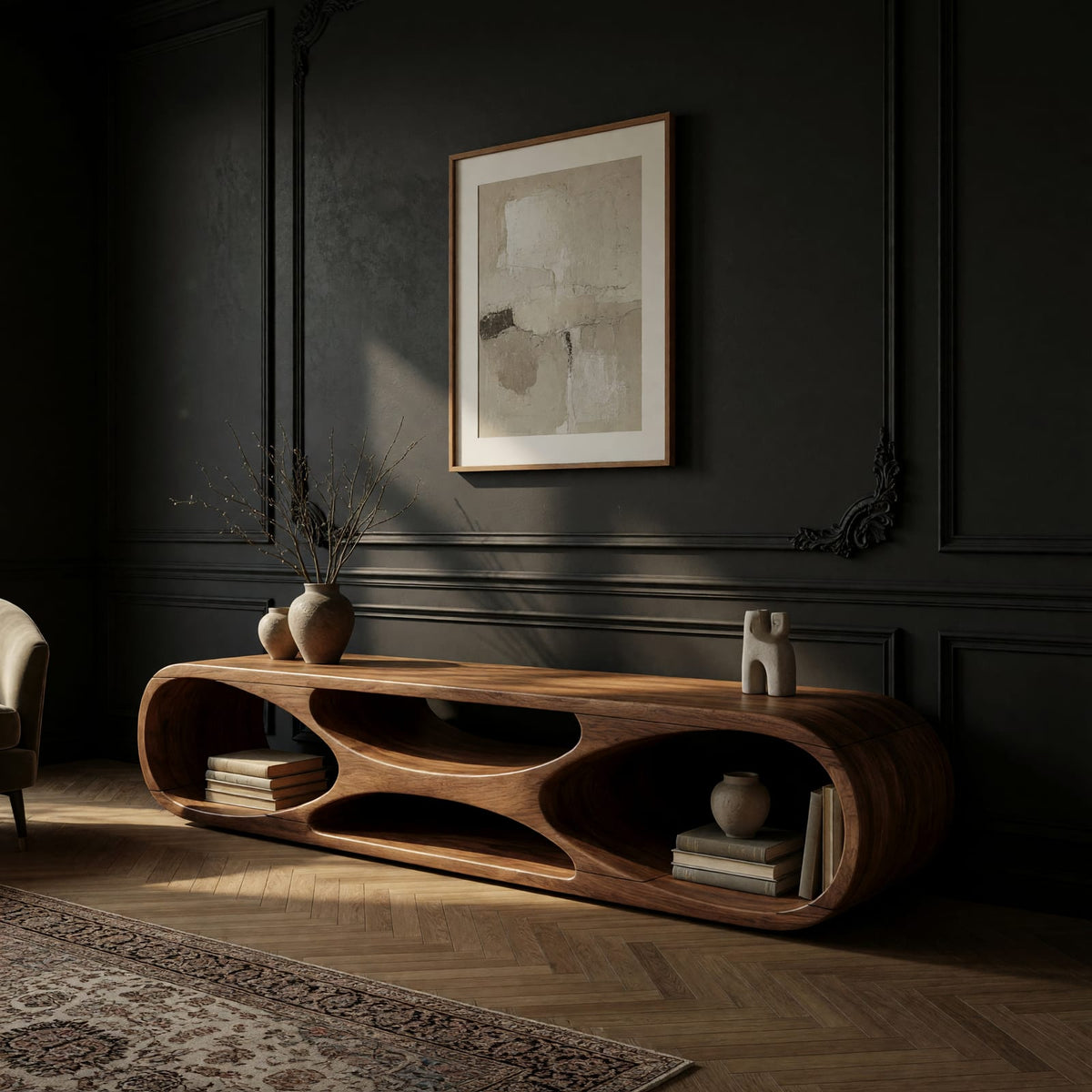 Natural wood grain detail