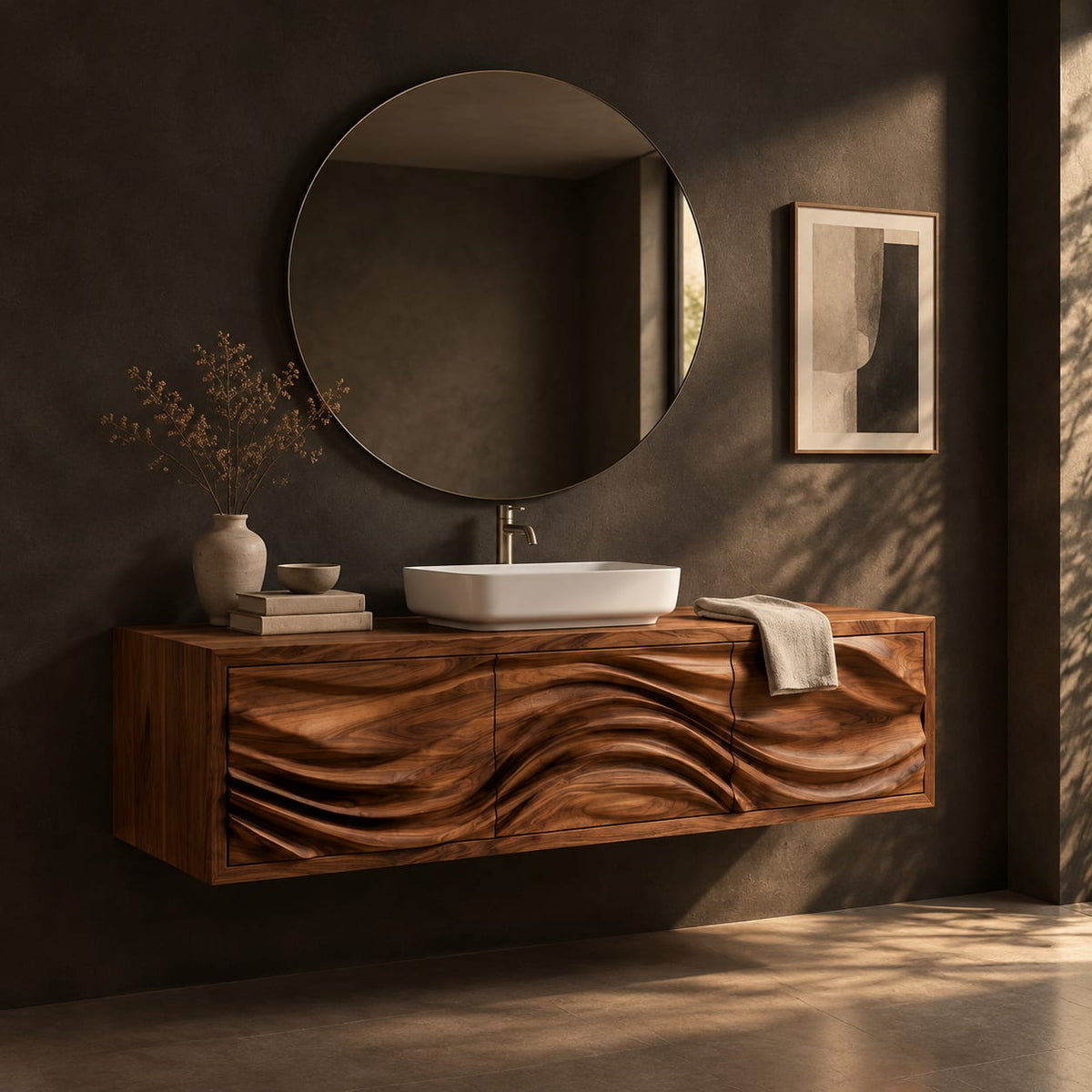 Natural wood grain detail
