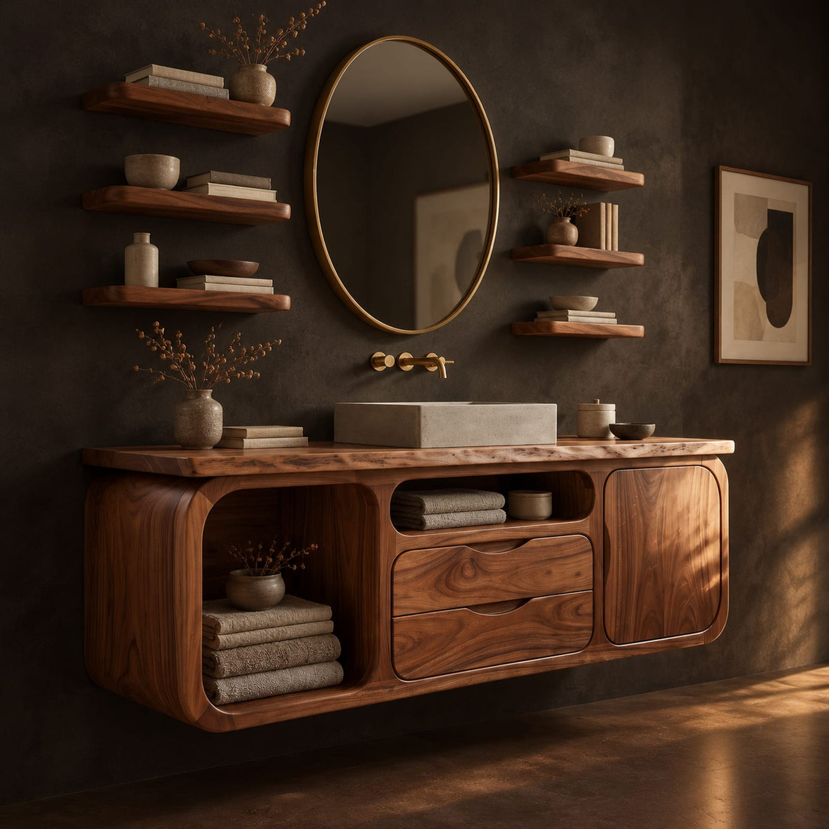 Natural wood grain detail