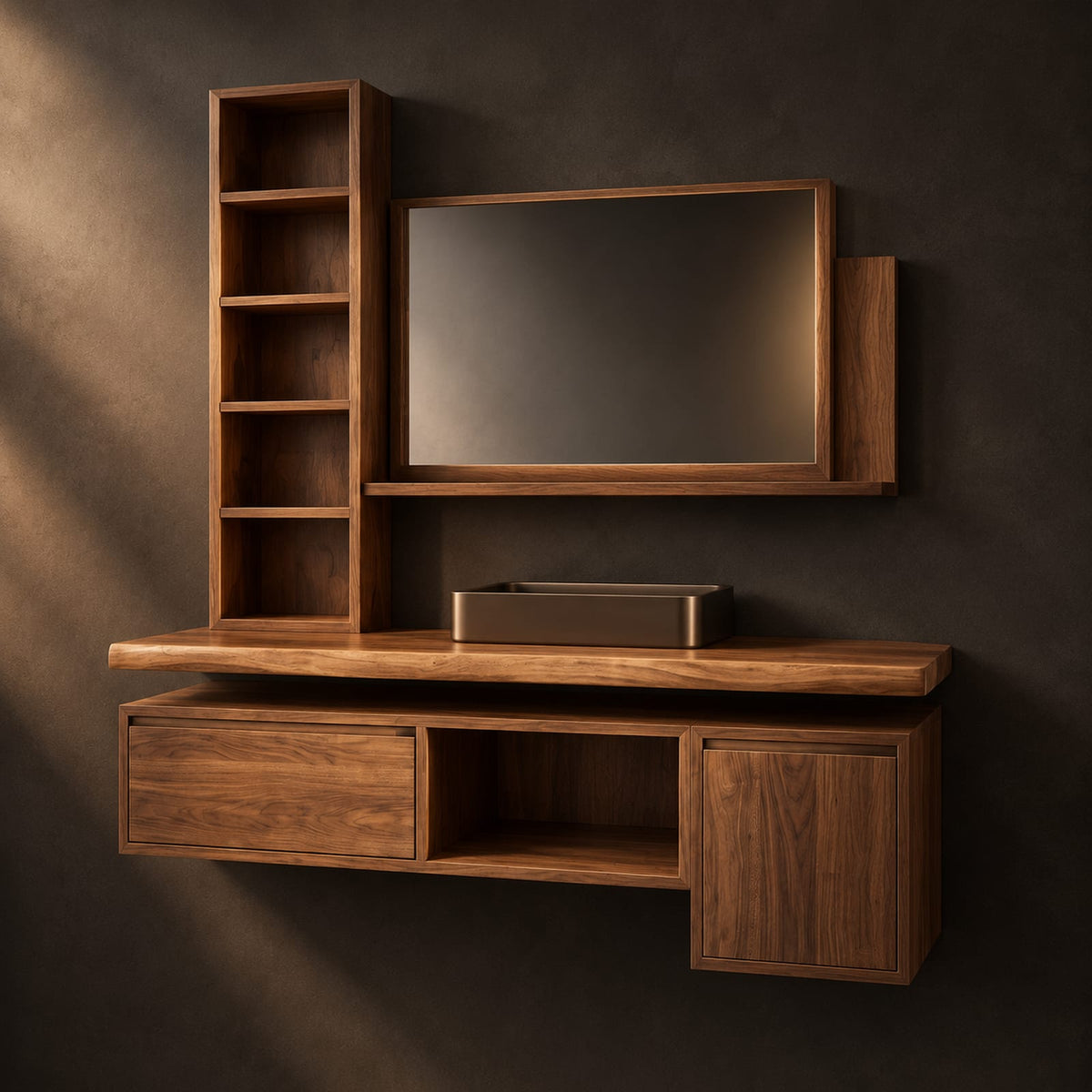 Natural wood grain detail