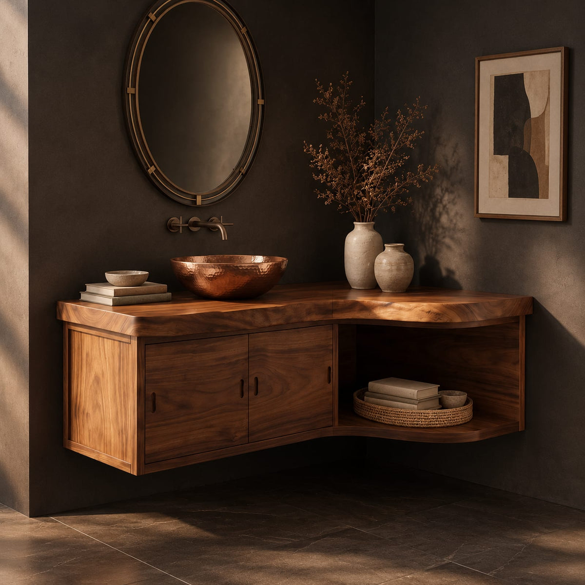 Natural wood grain detail