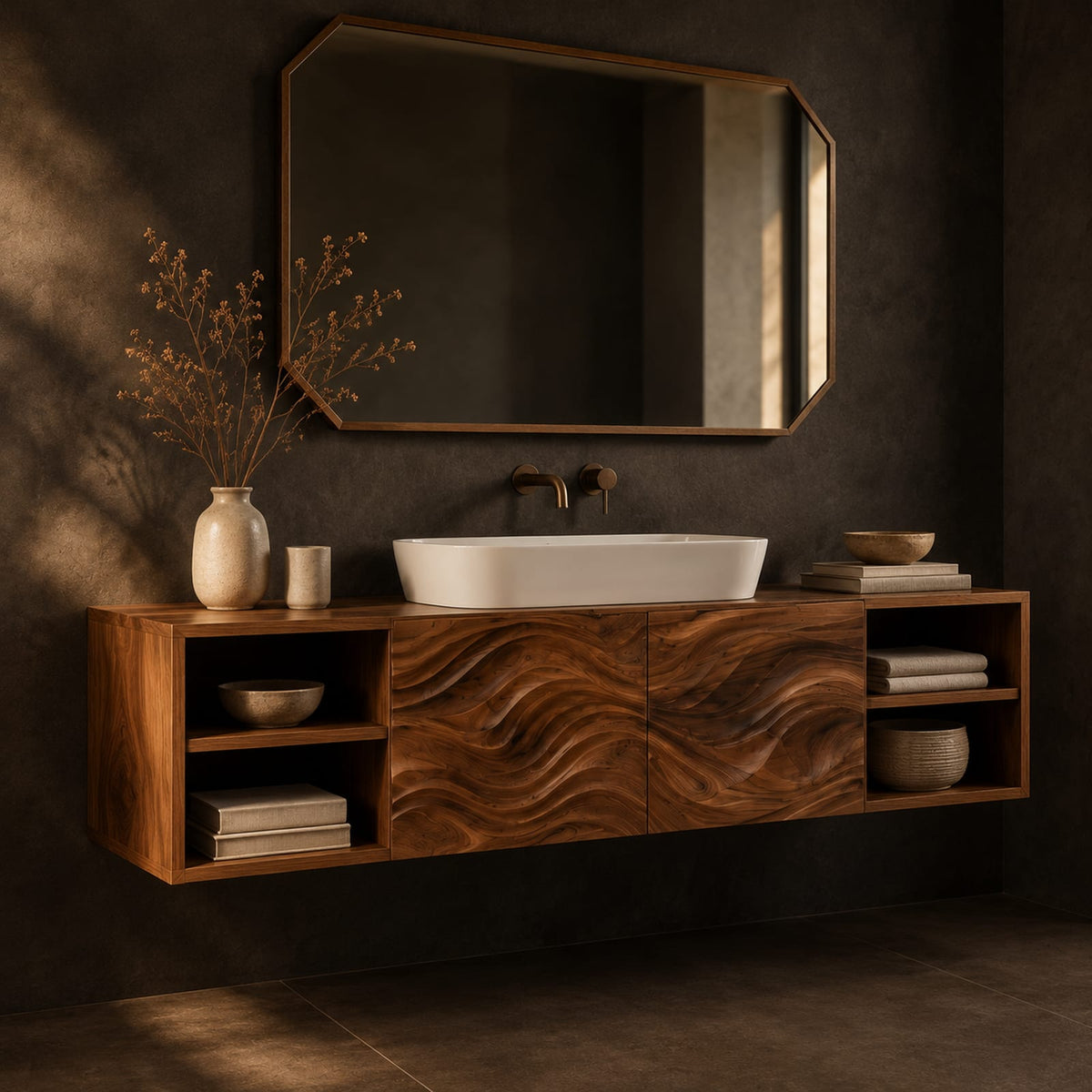 Natural wood grain detail